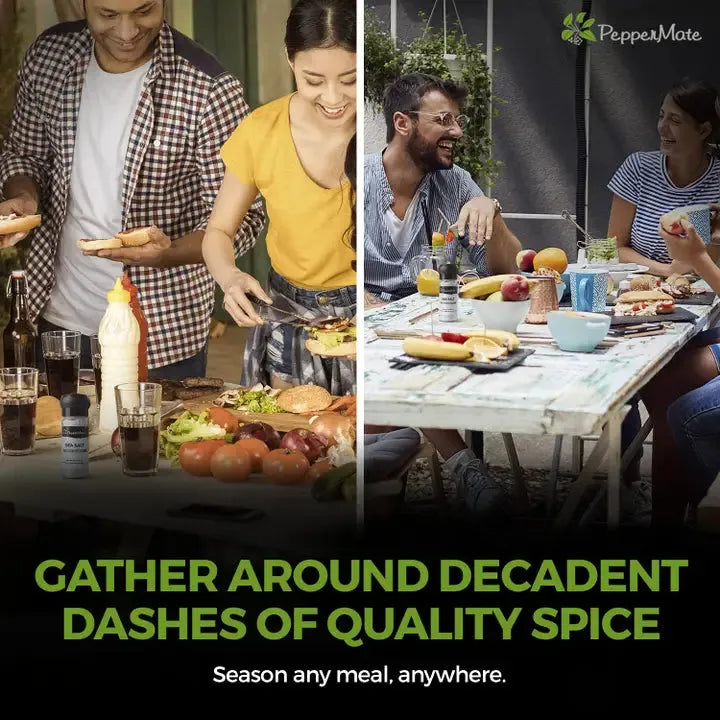 Sea Salt Grinder in glass