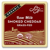 Smoked Cheddar (Raw Organic Grassfed)