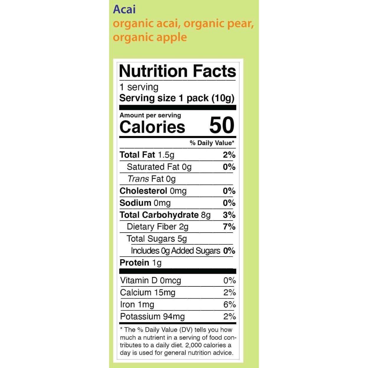 Fruit Strip Acai (Organic)