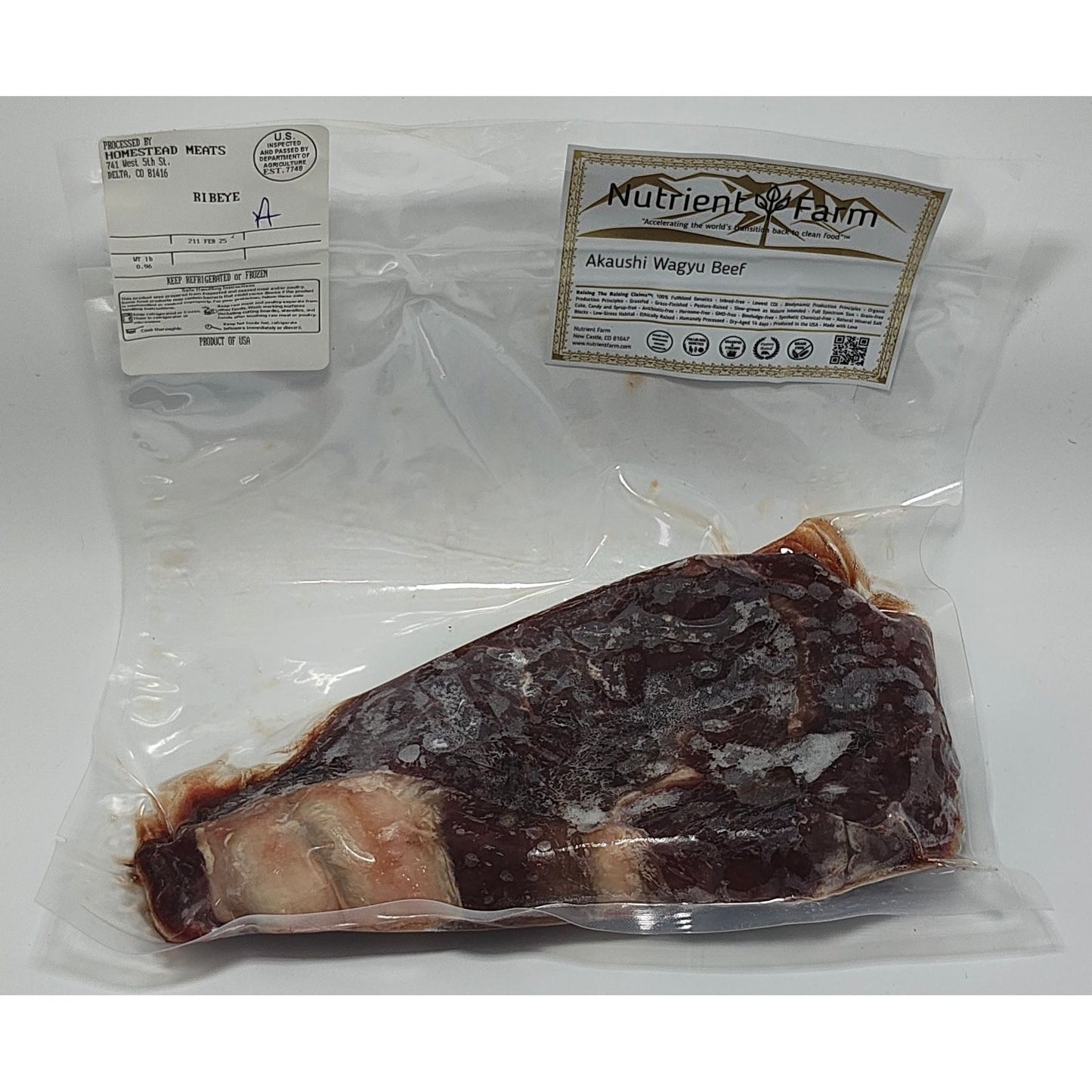 Ribeye Steak (100% Grassfed Akaushi Wagyu Beef)