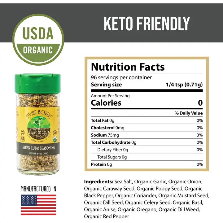 Steak Rub and Seasoning (Organic)