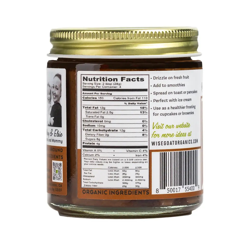 Hazelnut Chocolate Nut Butter (Organic)