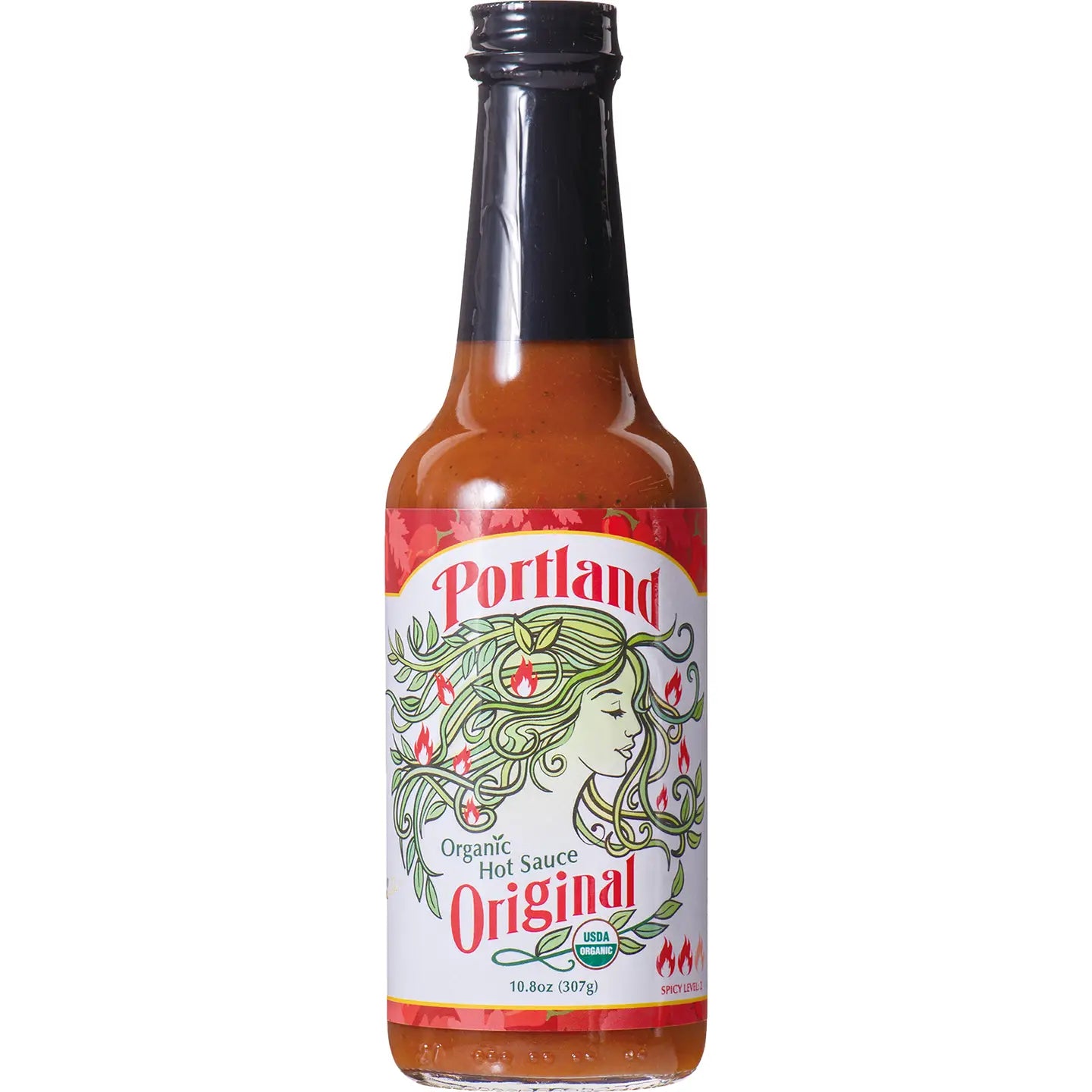 Hot Sauce 14oz Glass Bottle (Organic)