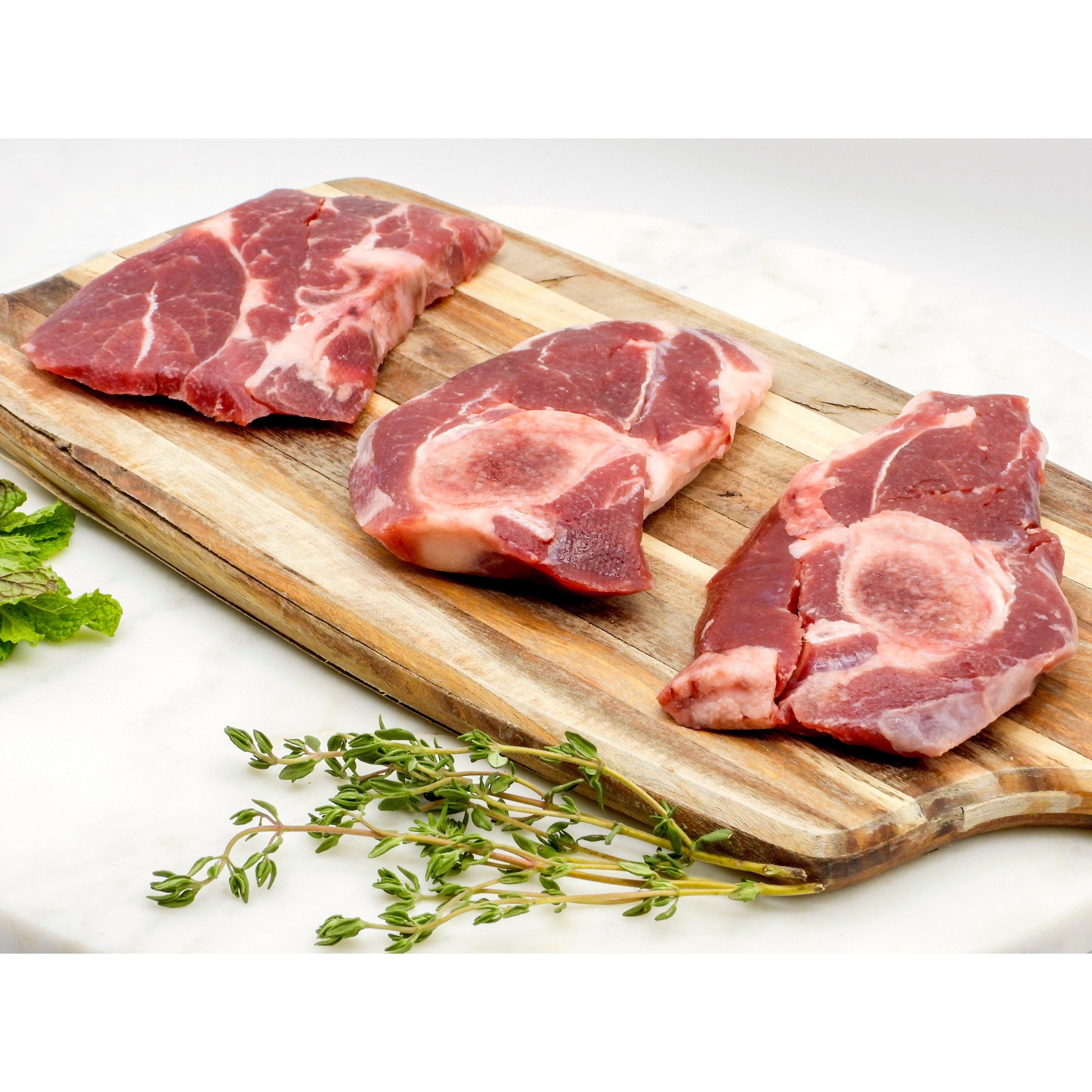 100% Grassfed Boer Goat Shoulder Steak Bone-in - Nutrient Farm