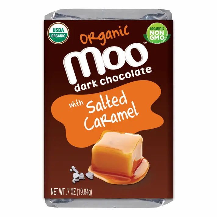 Dark Chocolate Salted Caramel Mini Bar (Organic)