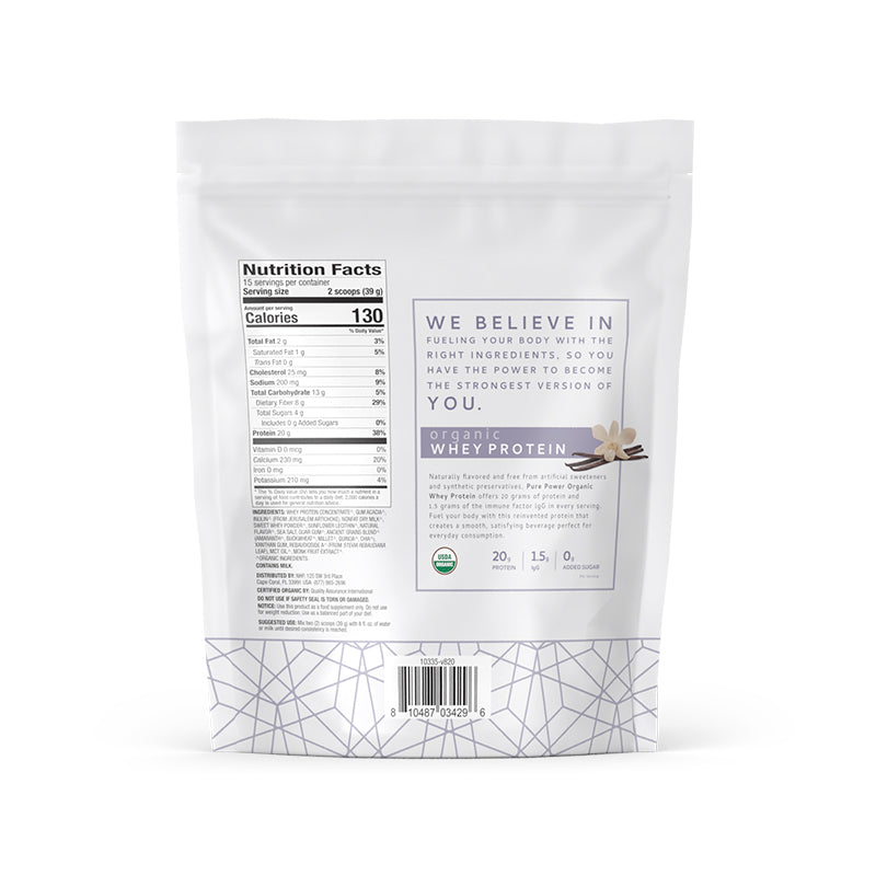 Whey Protein - Vanilla (Organic)