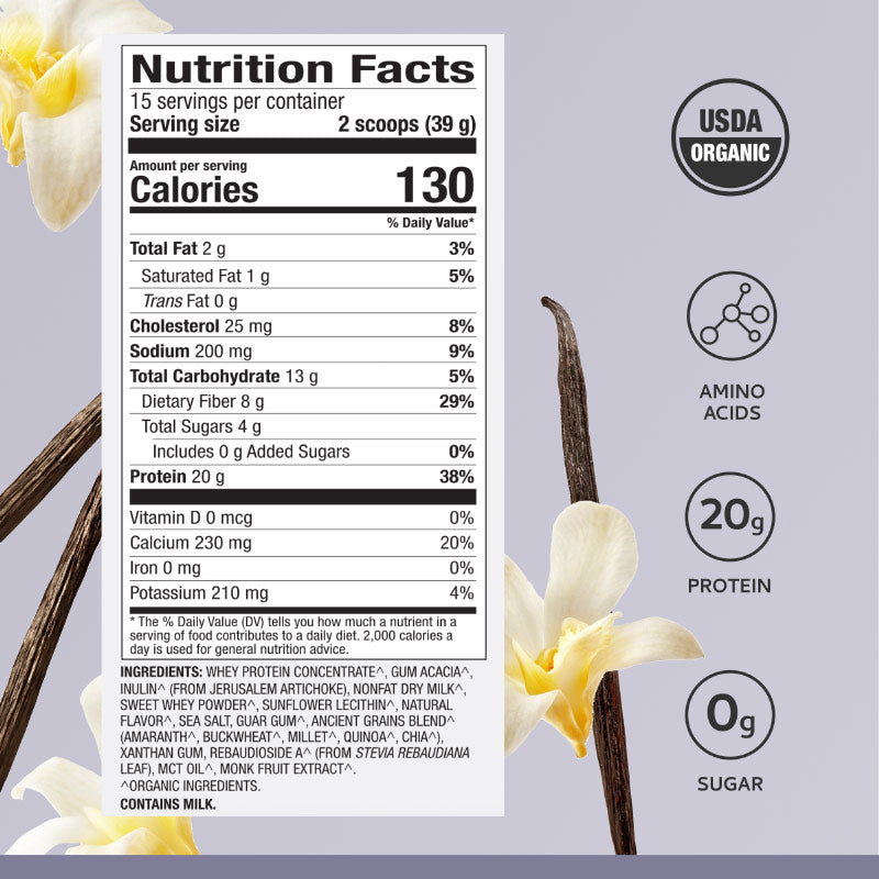 Whey Protein - Vanilla (Organic)