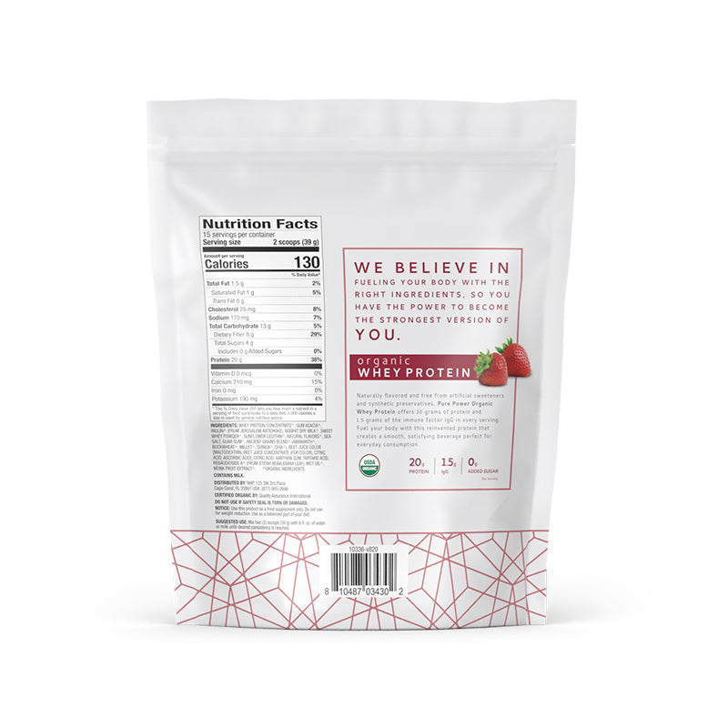 Whey Protein - Strawberry (Organic)
