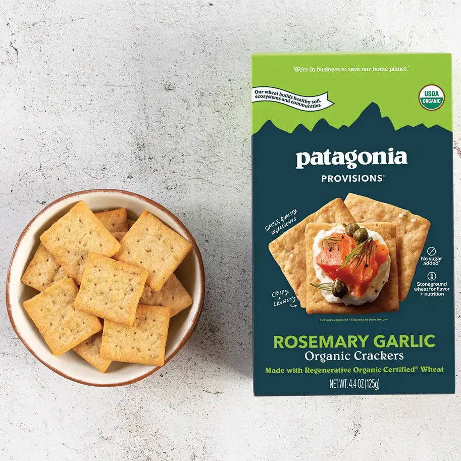 Sourdough Crackers Rosemary Garlic (Organic)