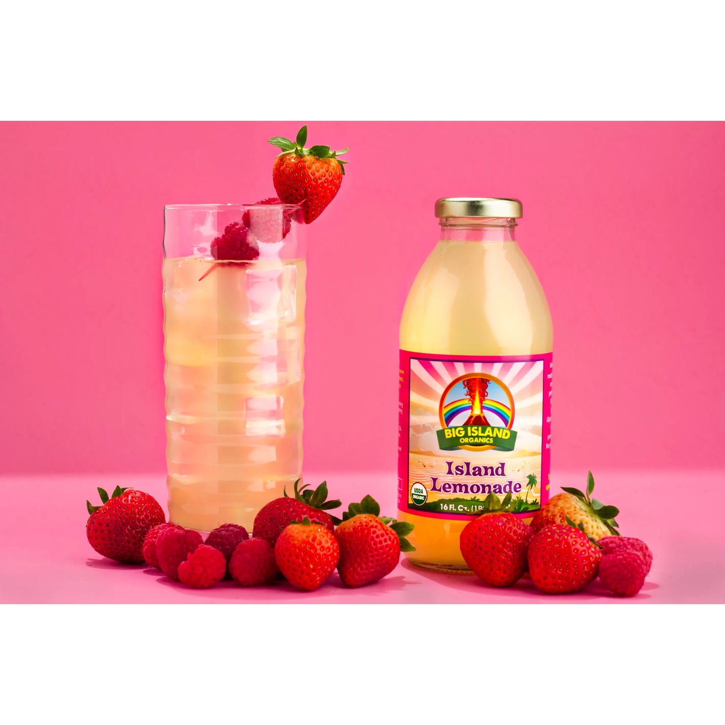 Island Lemonade in Glass (Organic)