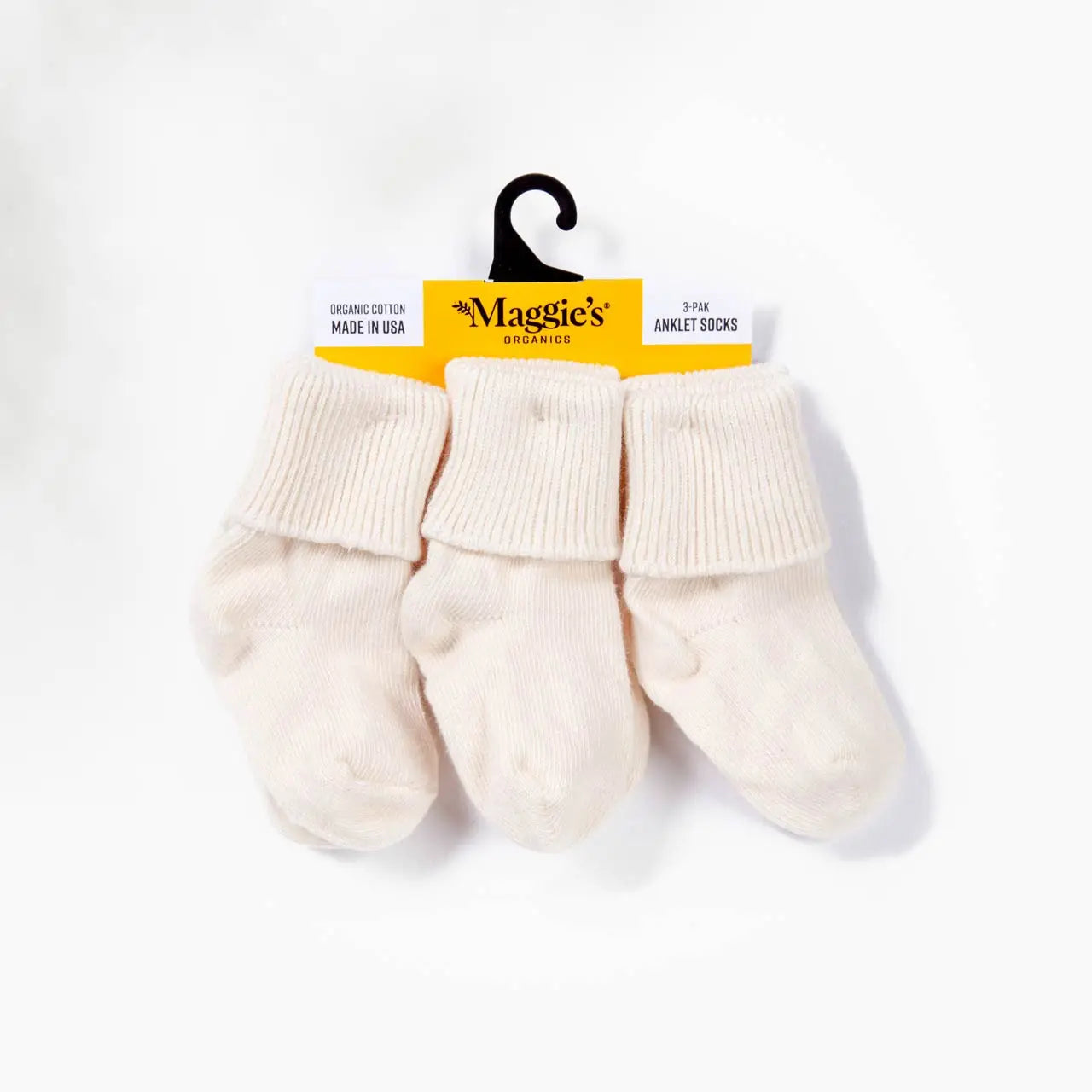 Cotton Baby Socks 3-Pack (Organic)