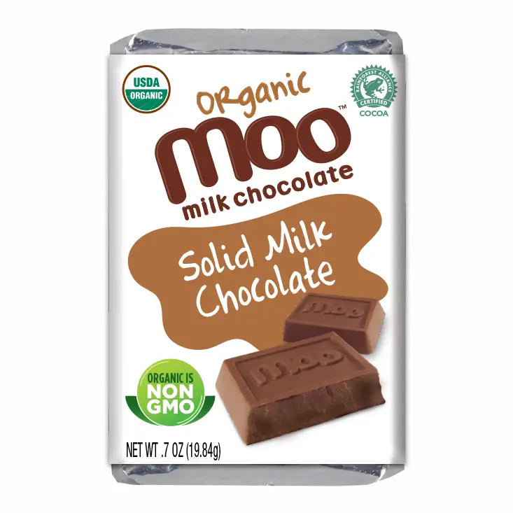 Solid Milk Chocolate Mini Bar (Organic)