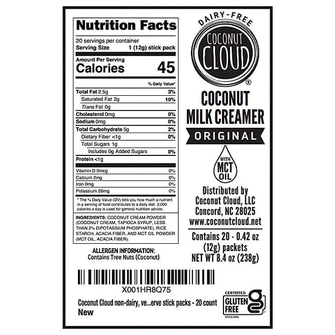 Dried Coconut Milk Creamer