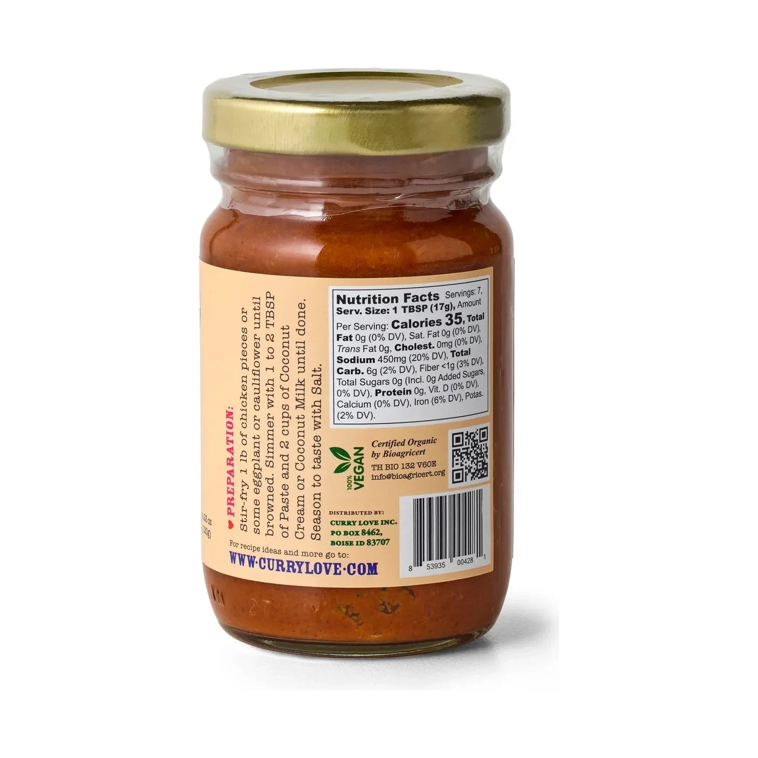 Red Thai Curry Paste (Organic)