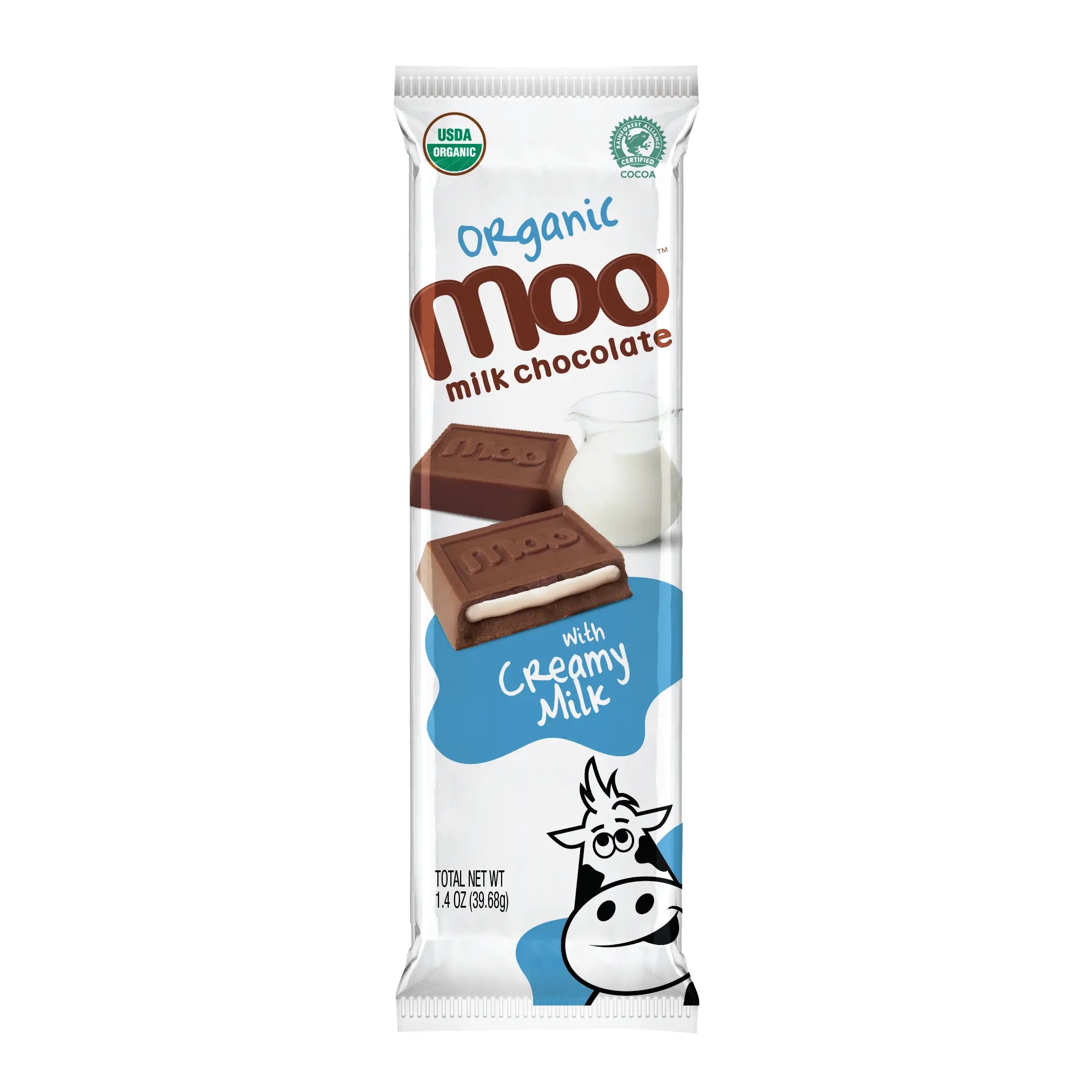 Creamy Milk & Milk Chocolate Large Bar (Organic)
