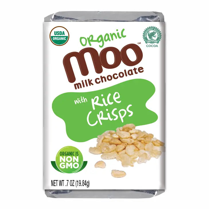 Rice Crisps & Milk Chocolate Mini Bar (Organic)