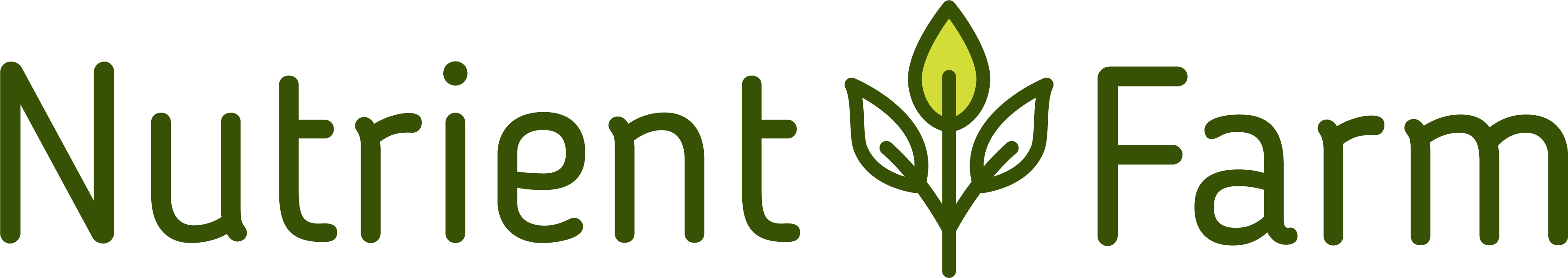 Nutrient farm logo on a white background.