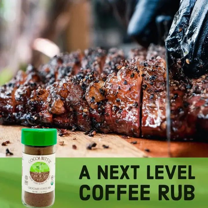 Cocoa Butter Chocolate Coffee BBQ Dry Rub (Organic)