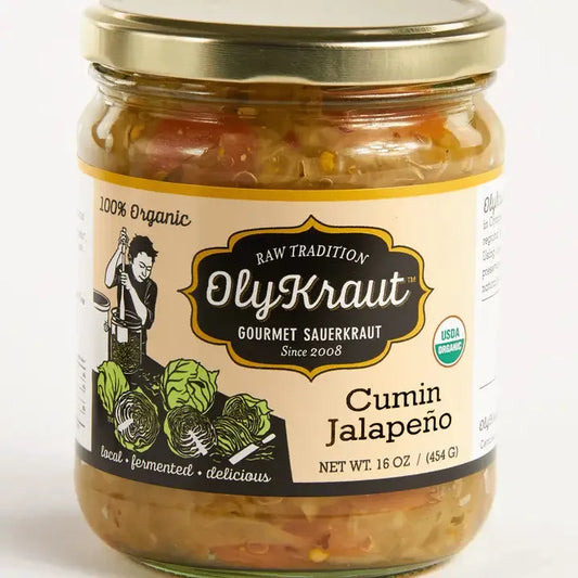 Sauerkraut Cumin Jalapeño (Organic)
