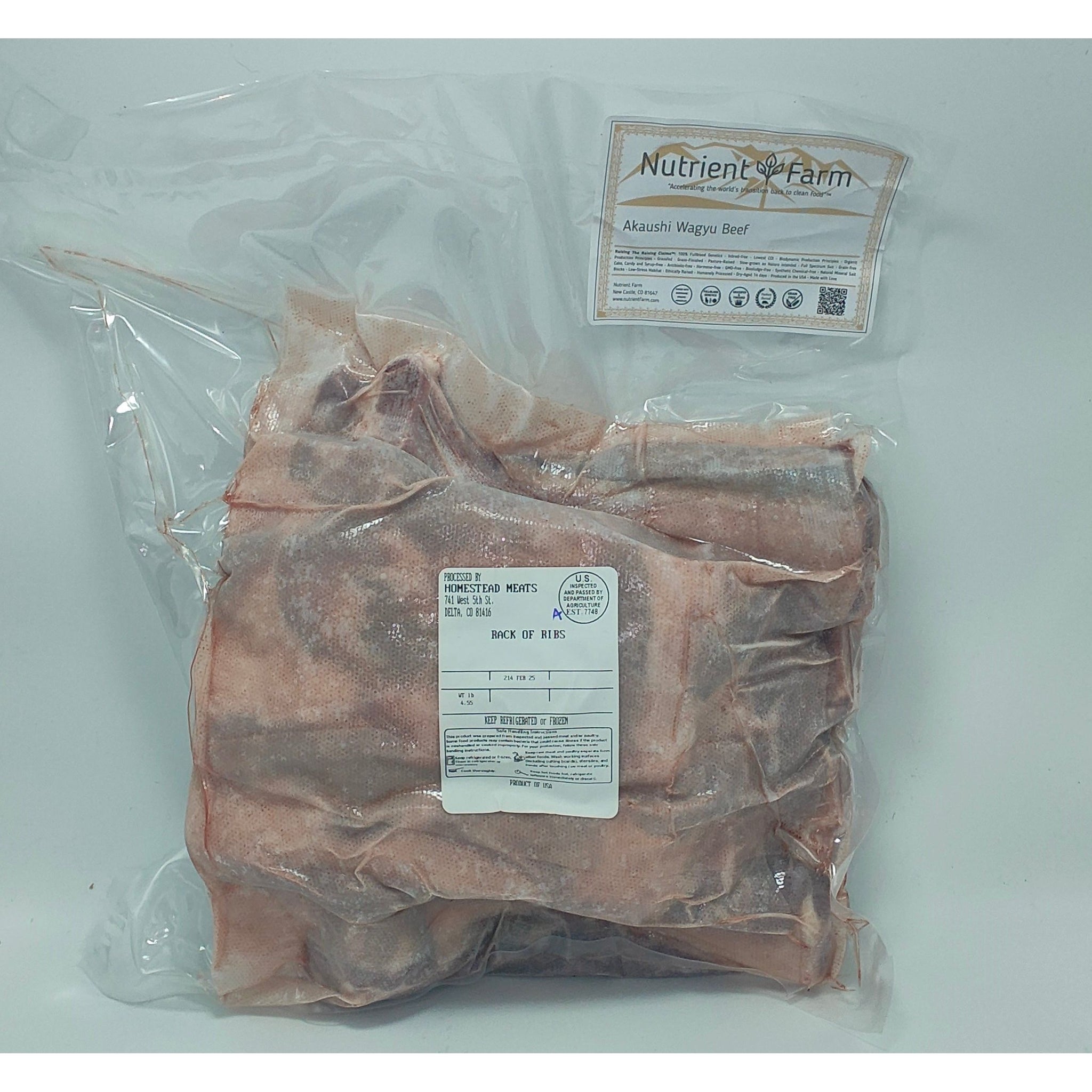 Back Ribs (100% Grassfed Akaushi Wagyu Beef)