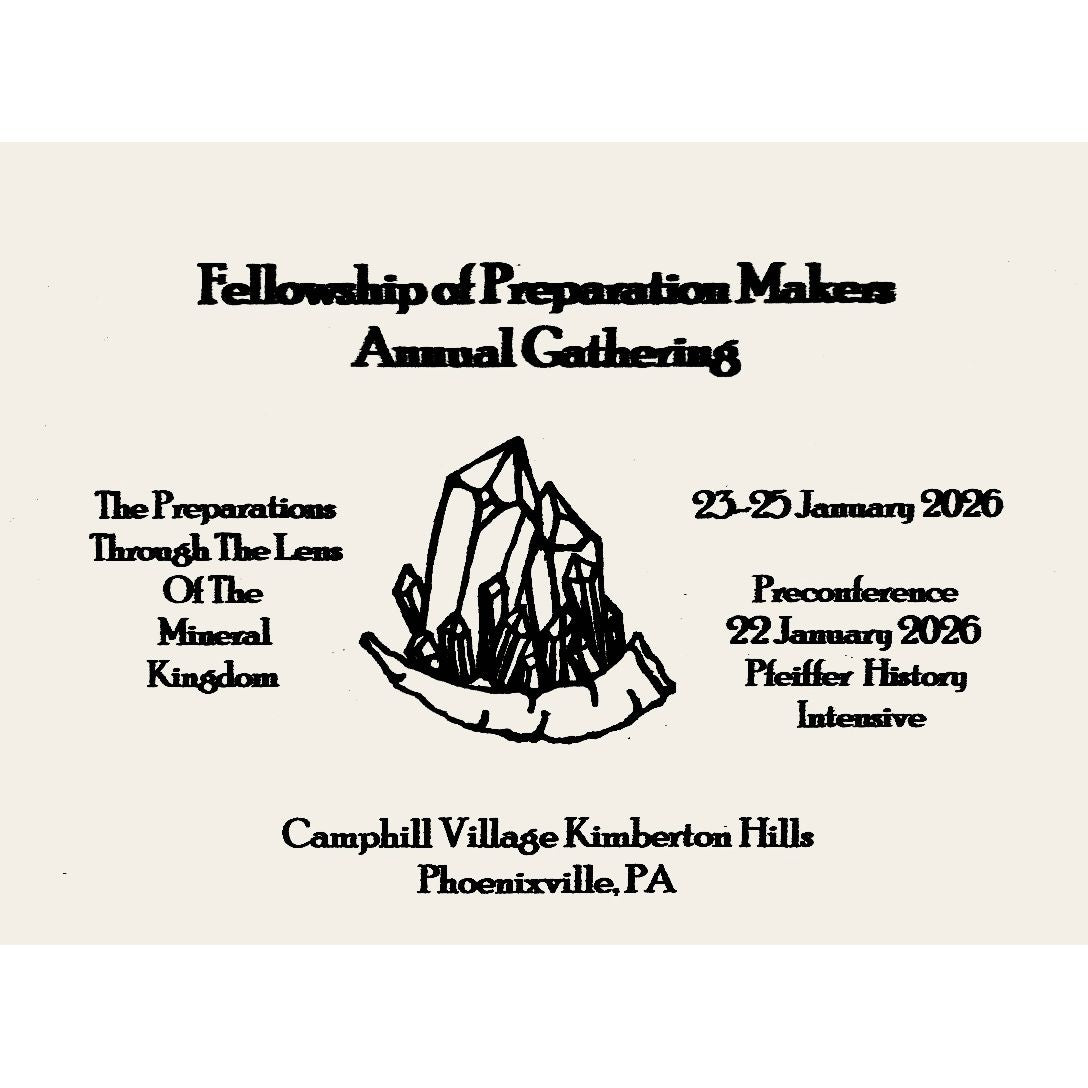 2026-01-23 Friday thru 25 Sunday Fellowship of Preparation Makers Annual Gathering (3rd Party Event)