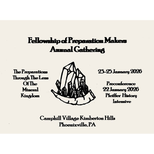 2026-01-23 Friday thru 25 Sunday Fellowship of Preparation Makers Annual Gathering (3rd Party Event)