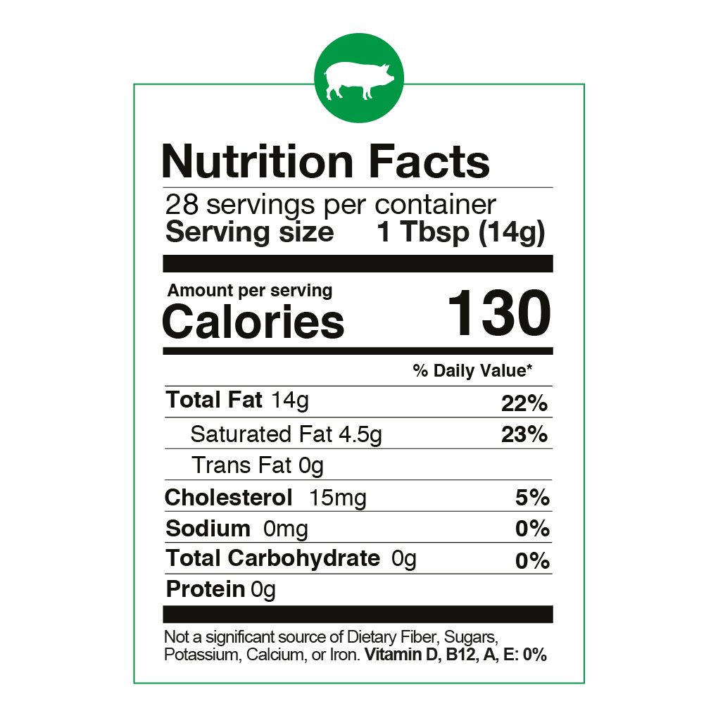 Pork Lard (Organic)