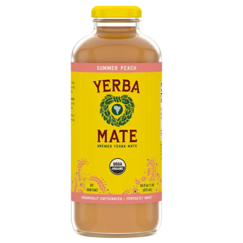 Yerba Mate Tereré Summer Peach in Glass (Organic)