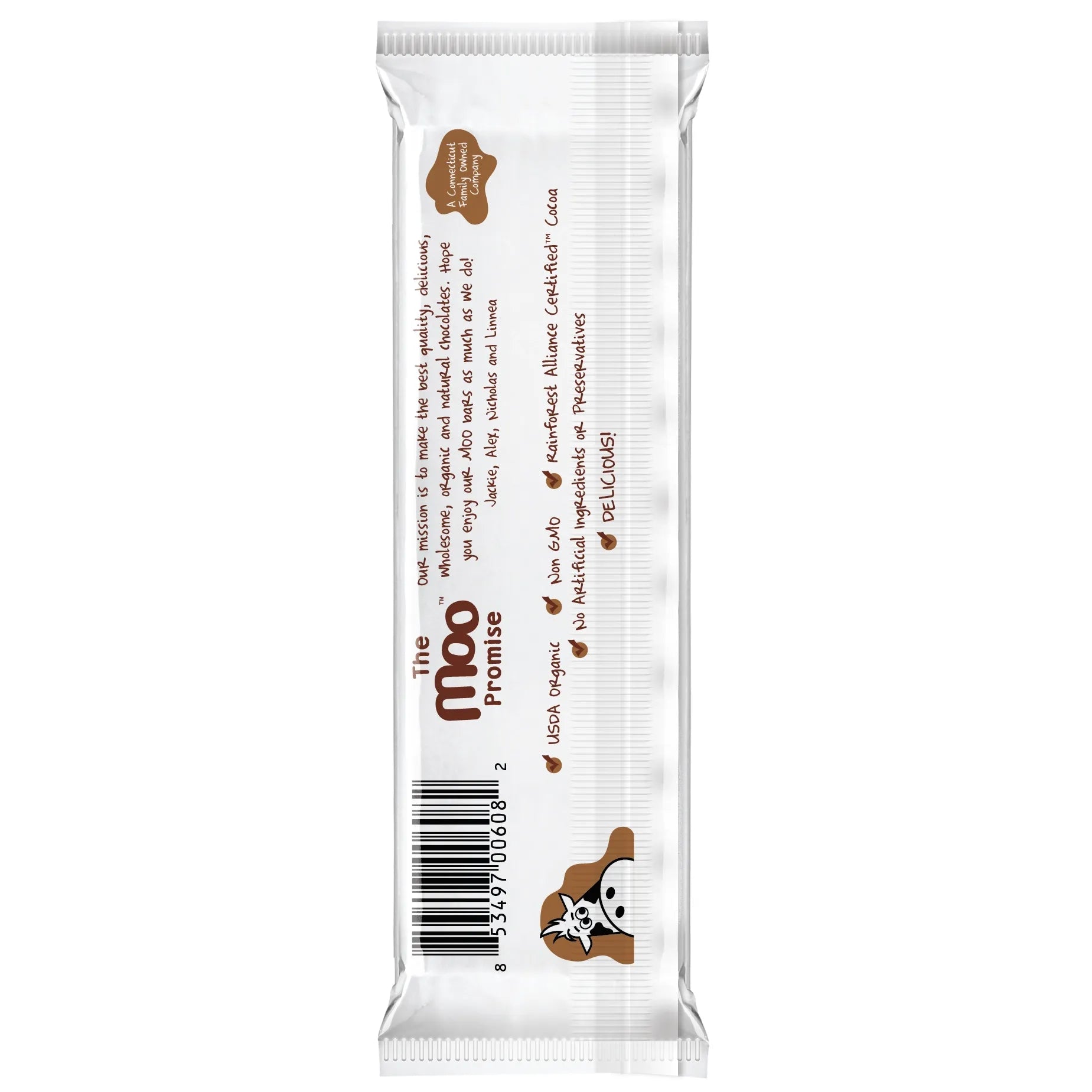 Solid Milk Chocolate Large Bar (Organic)