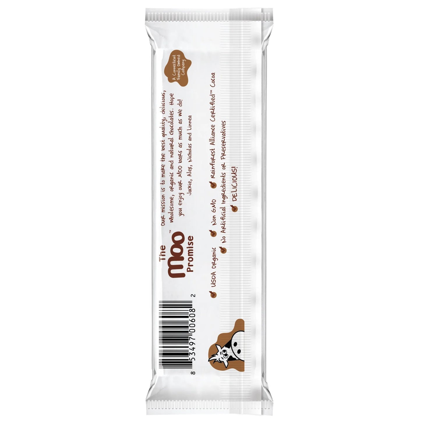 Solid Milk Chocolate Large Bar (Organic)