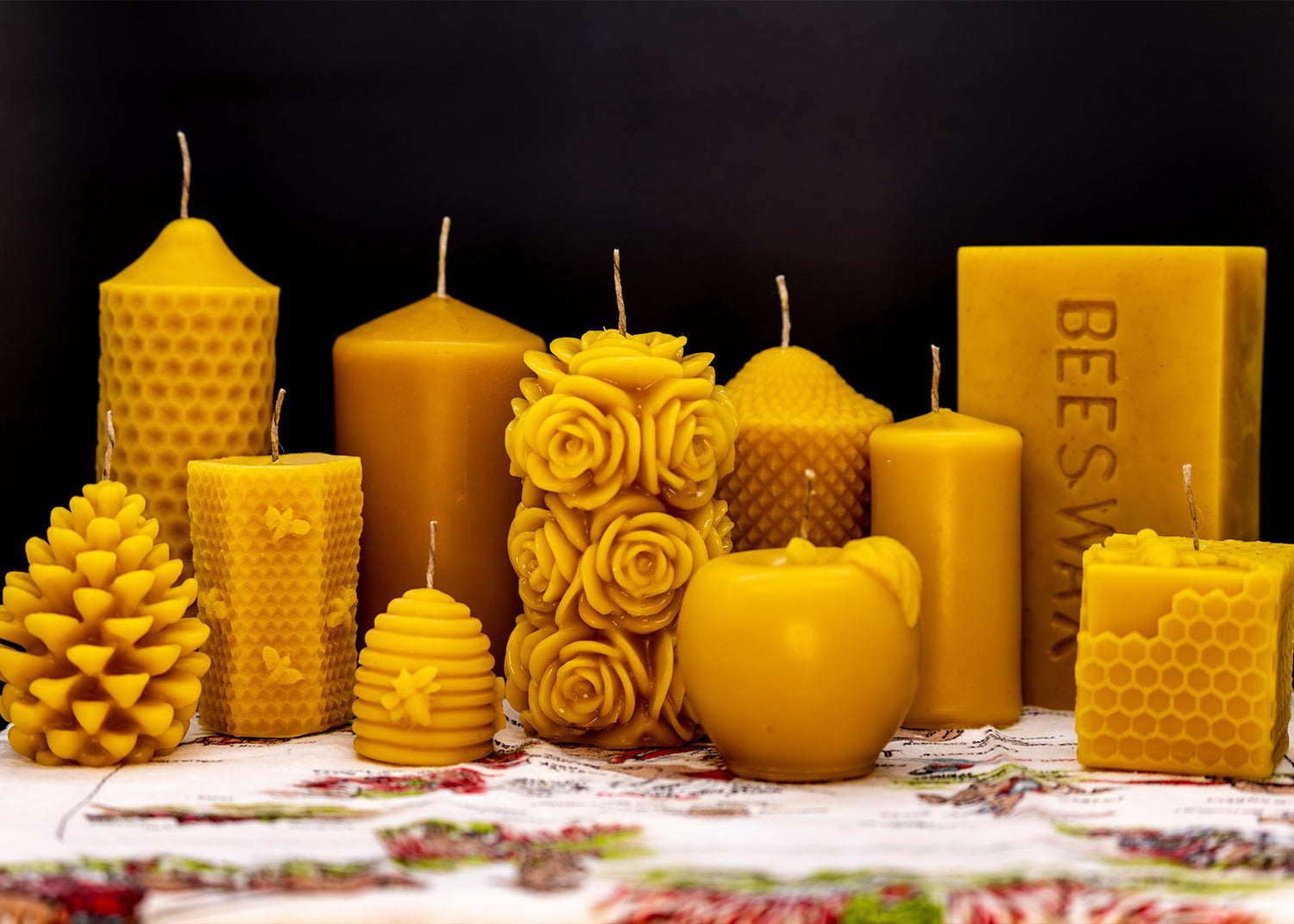 Beeswax candles - beeswax candles - beeswax candles - bees.