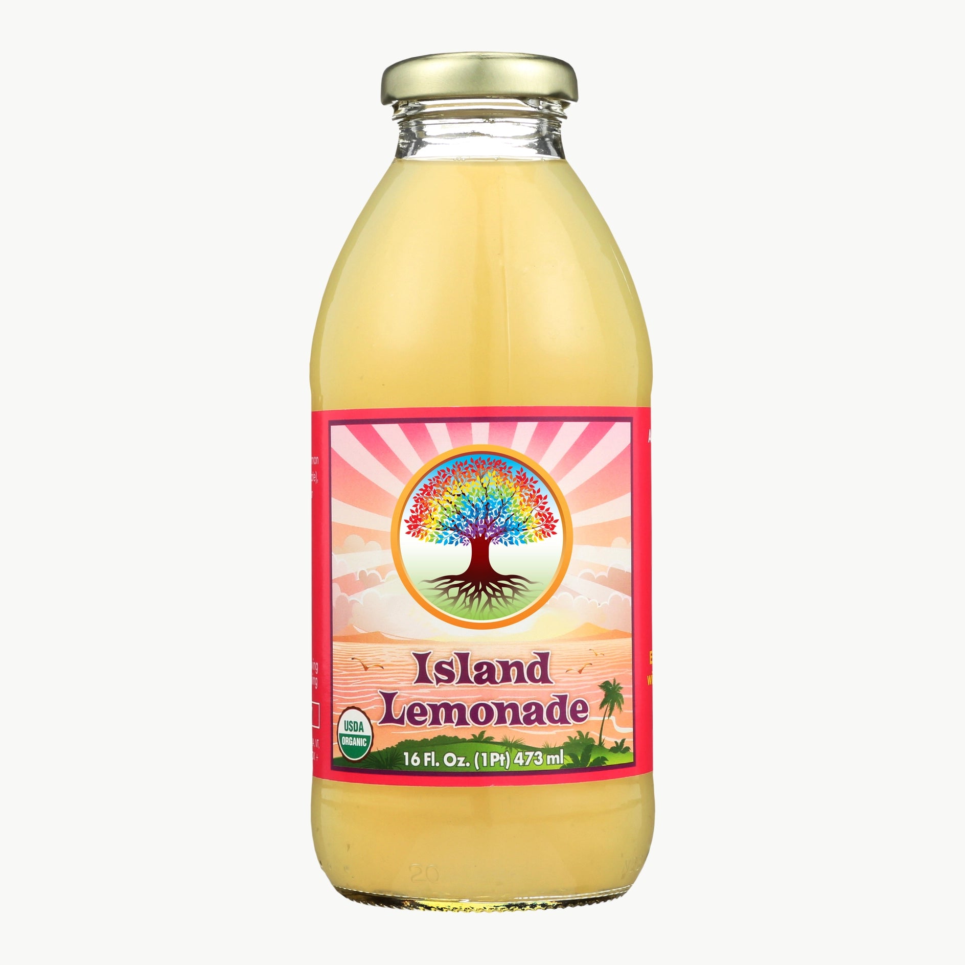 Island Lemonade in Glass (Organic)