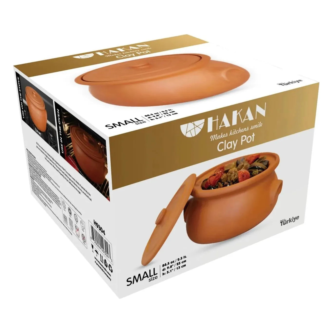 unglazed clay pots for plants Handmade Traditional Unglazed Clay Pot and Lid - Hakan Midi